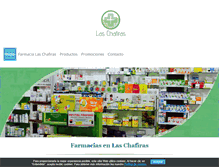 Tablet Screenshot of farmacialaschafiras.com